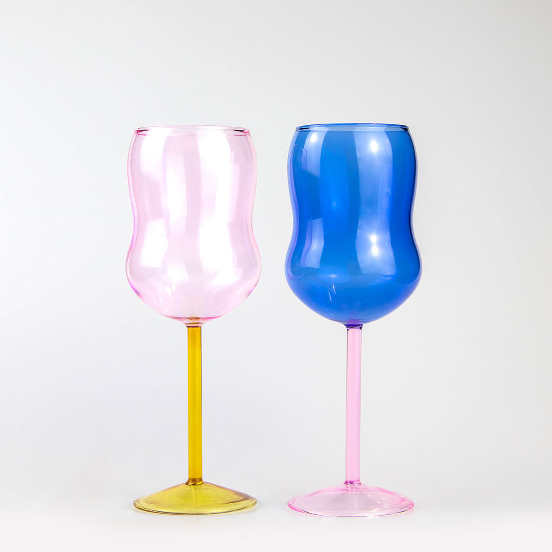 Curvy Wine Glass - 2 Pack
