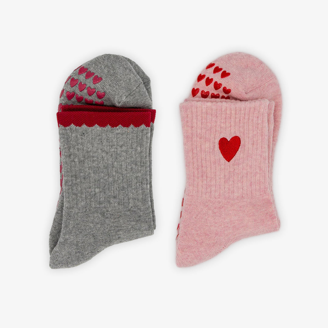 Pilates Grip Socks - 2 Pack