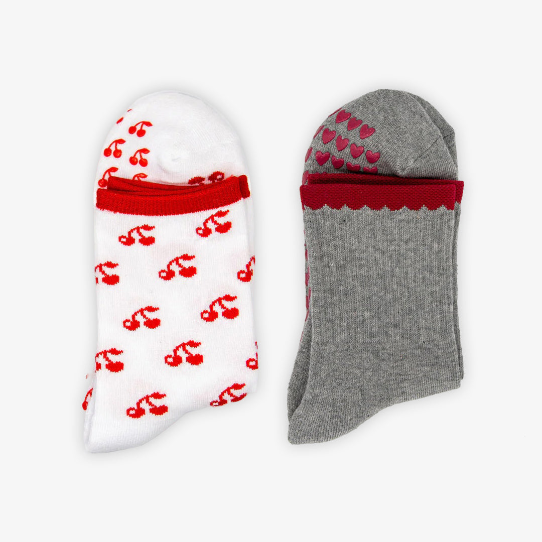 Pilates Grip Socks - 2 Pack
