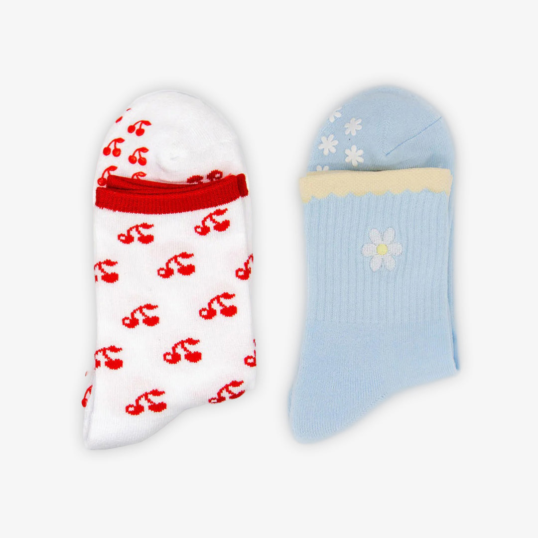 Pilates Grip Socks - 2 Pack