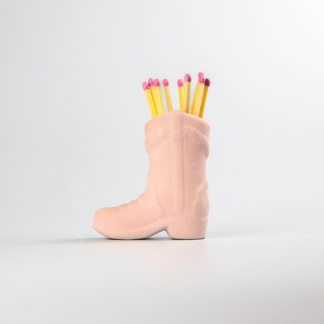Cowboy Boot Match Holder - Marshmallow