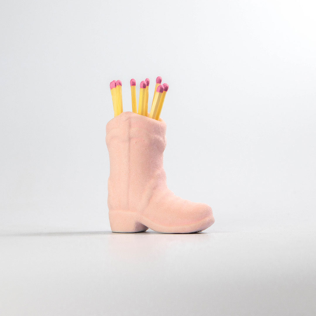 Cowboy Boot Match Holder - Marshmallow