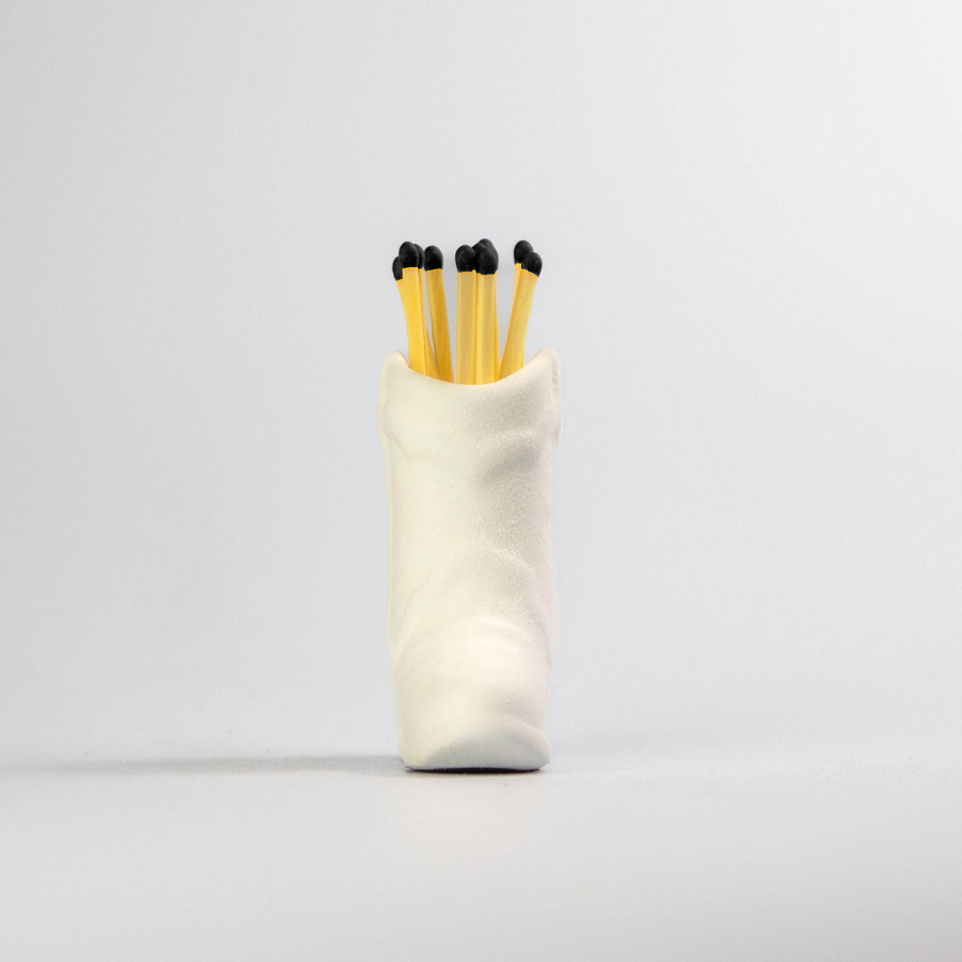 Cowboy Boot Match Holder - Blanc