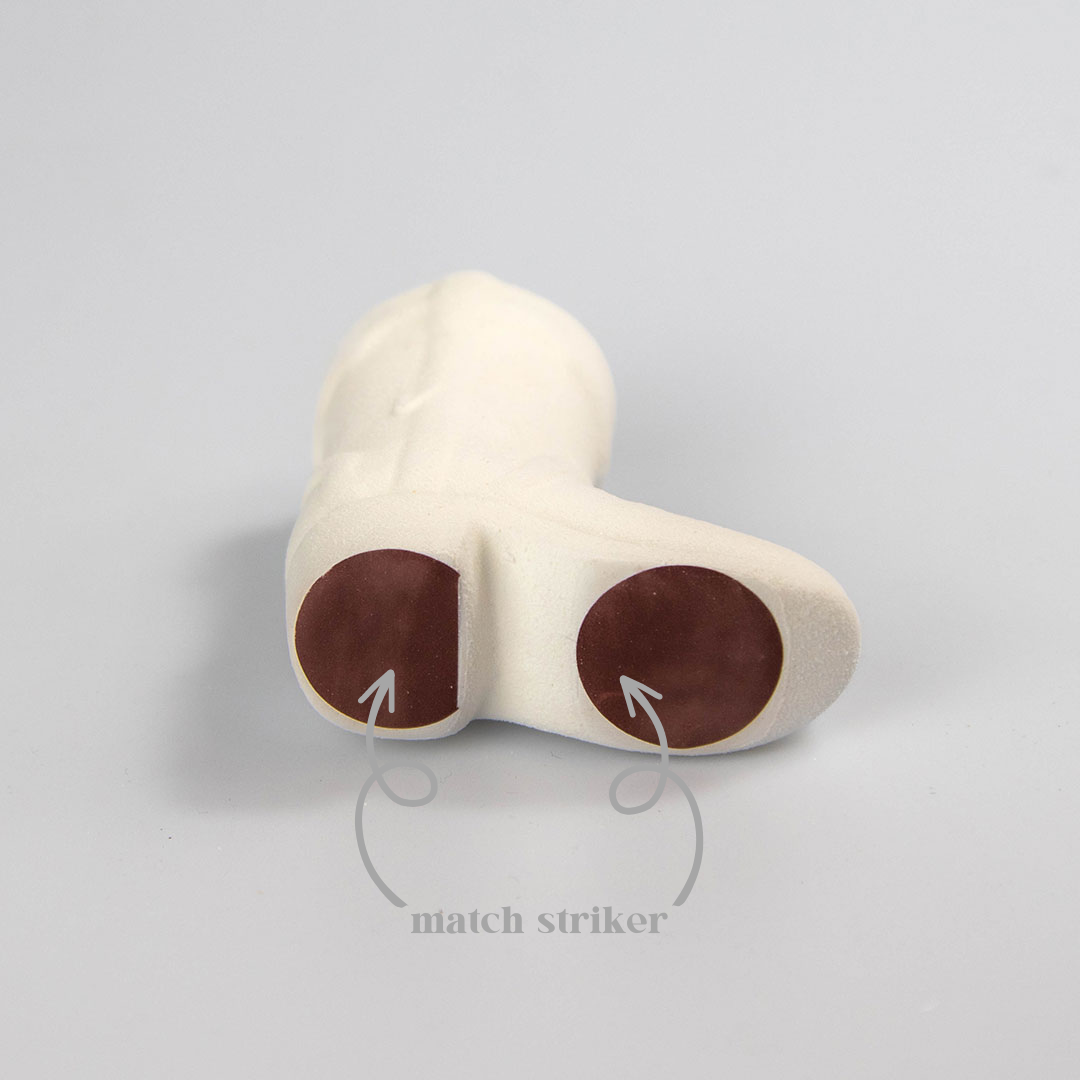 Cowboy Boot Match Holder - Blanc