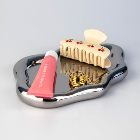 Chrome Cloud Trinket Tray