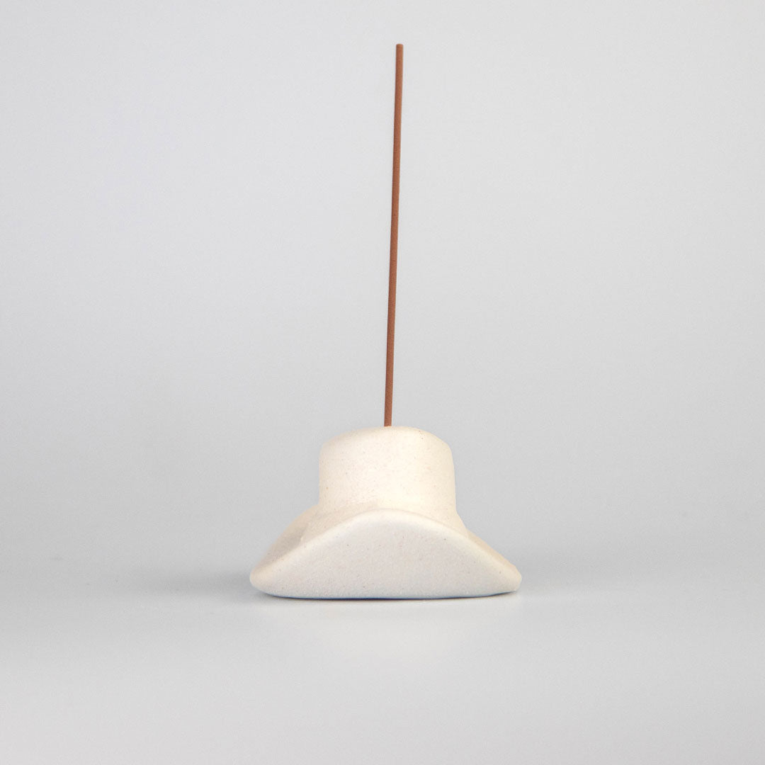 Howdy Cowboy Hat Incense Holder - Blanc