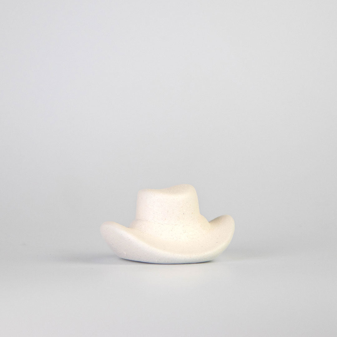 Howdy Cowboy Hat Incense Holder - Blanc
