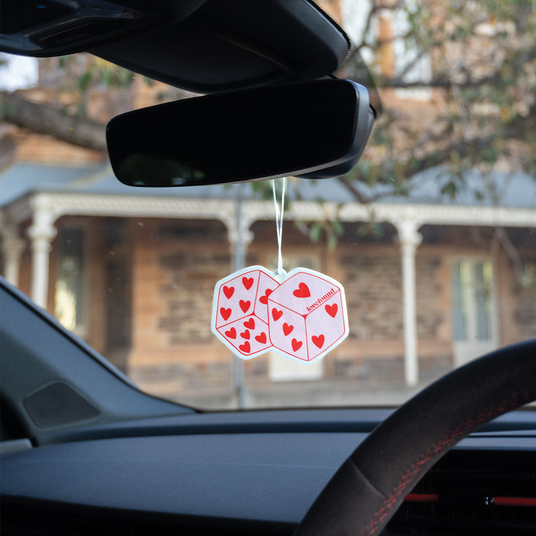 Love Game Dice Air Freshener