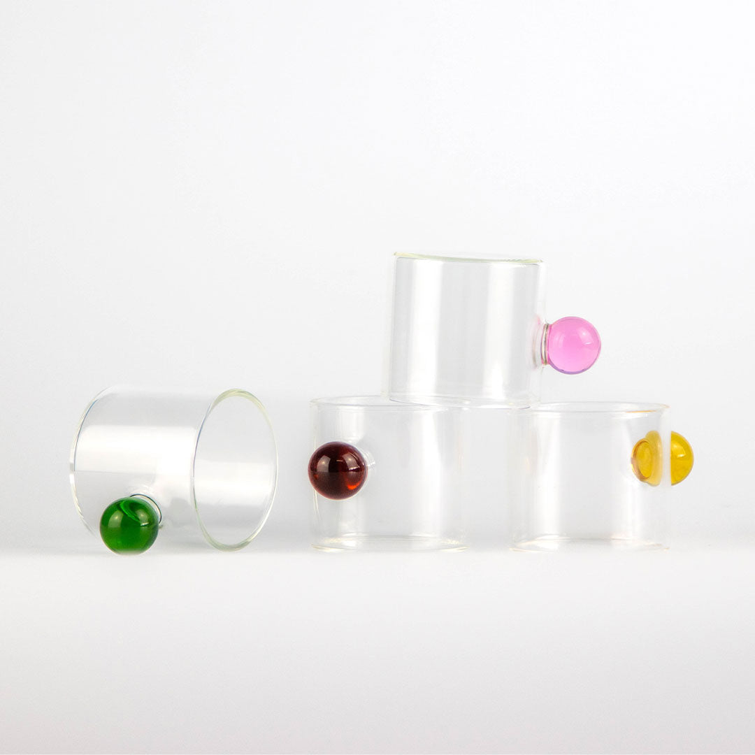 Espresso Rainbow Bobble Glasses - 4 Pack