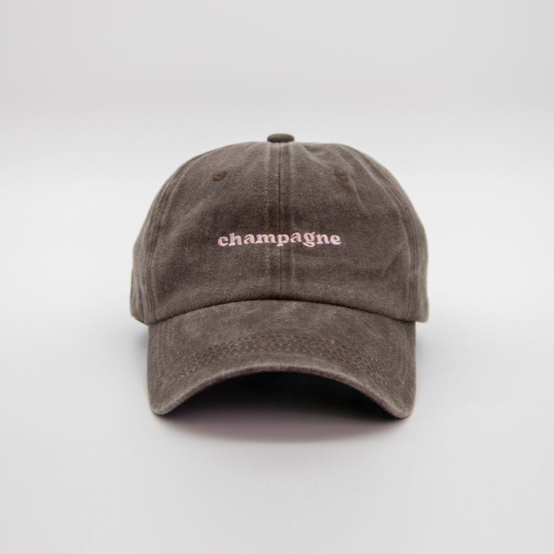 Lovefound Slogan Cap - Champagne