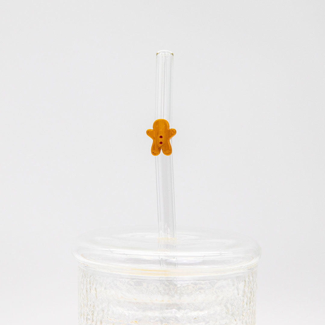 Christmas Glass Straw - 4 Pack