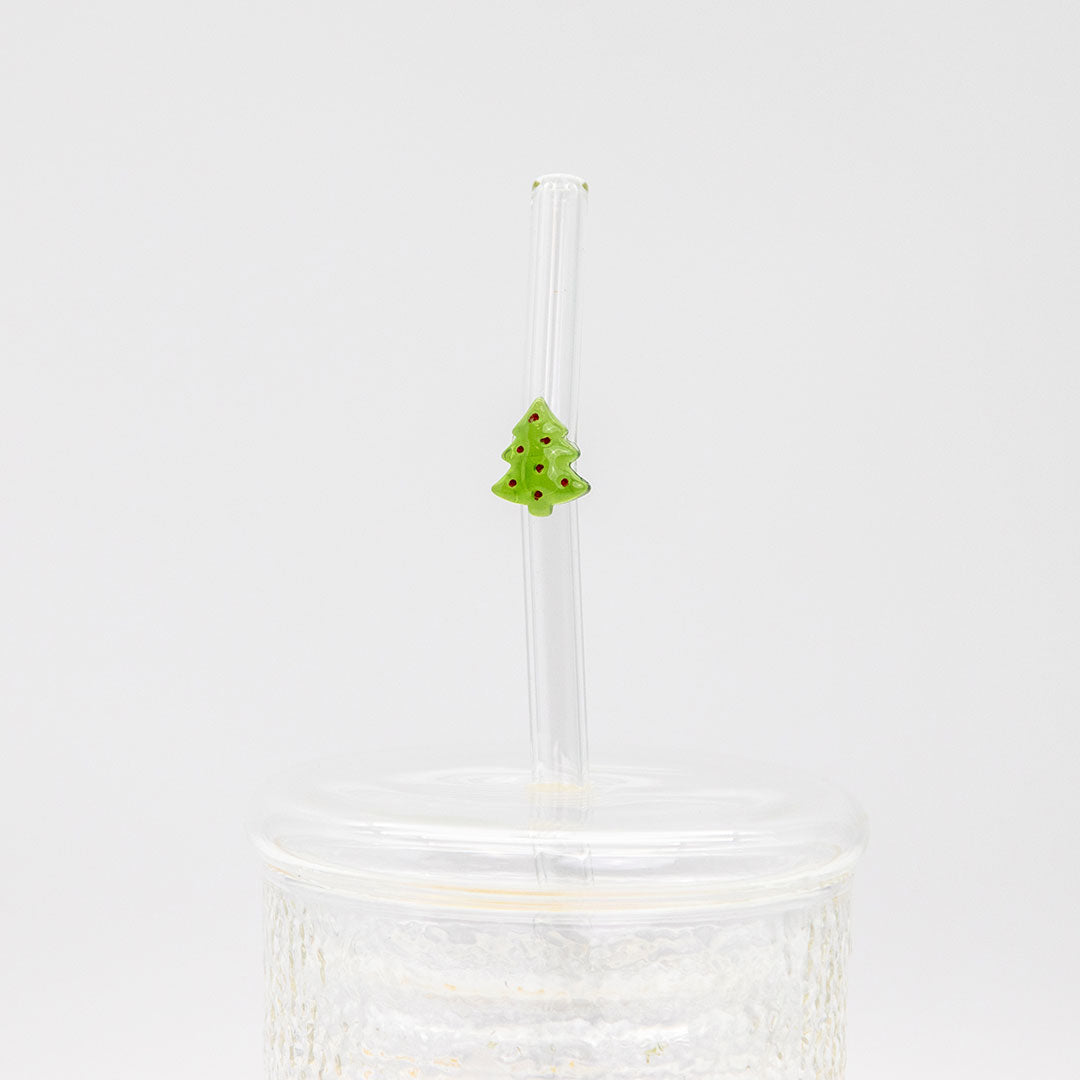 Christmas Glass Straw - 4 Pack