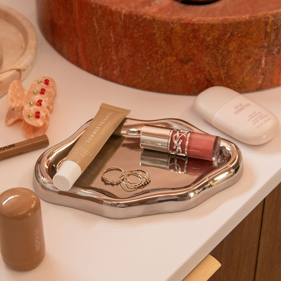 Chrome Cloud Trinket Tray