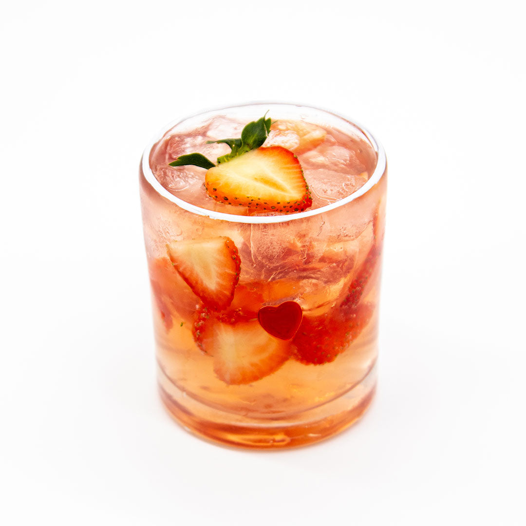 Iconic Glass Tumbler - Red Heart