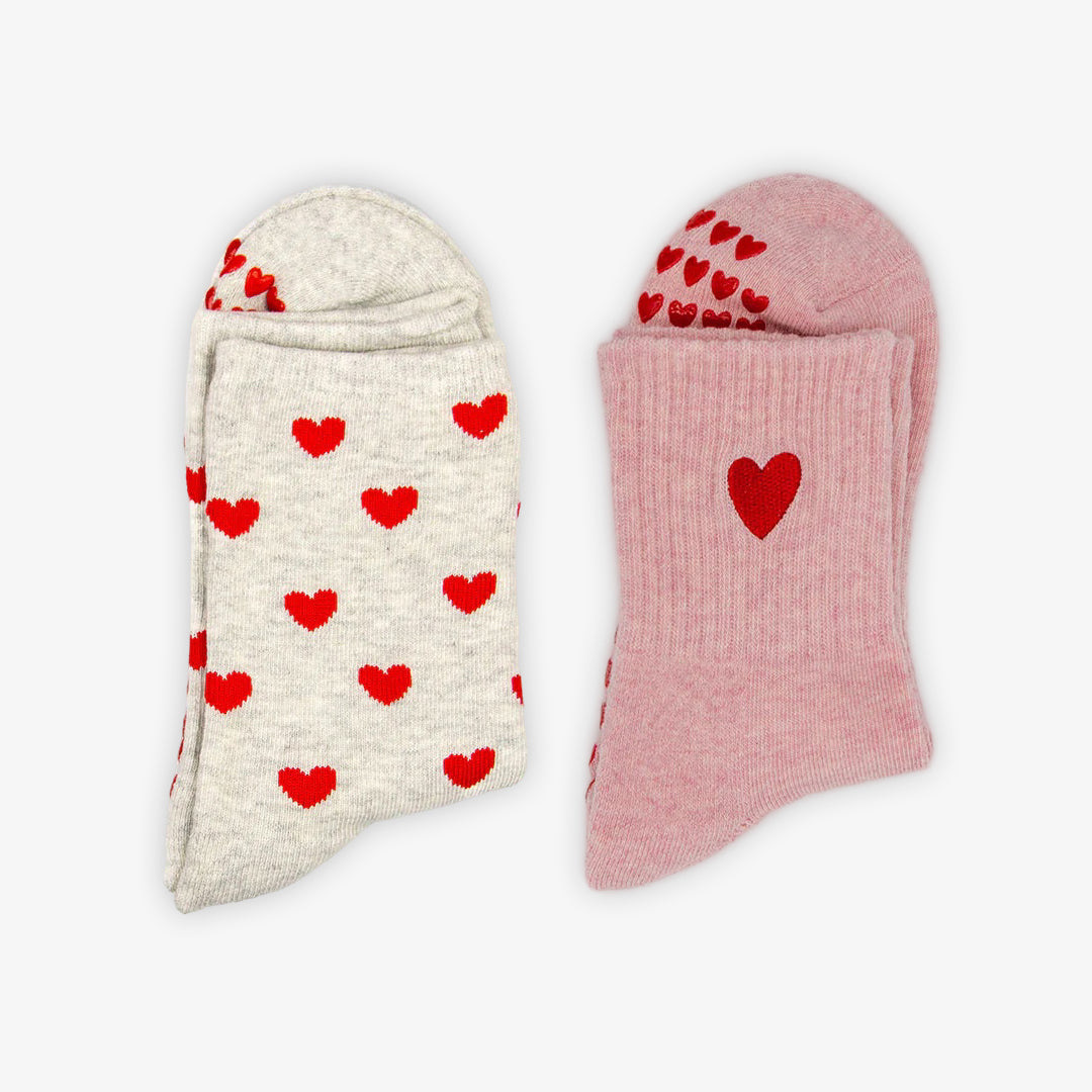 Pilates Grip Socks - 2 Pack