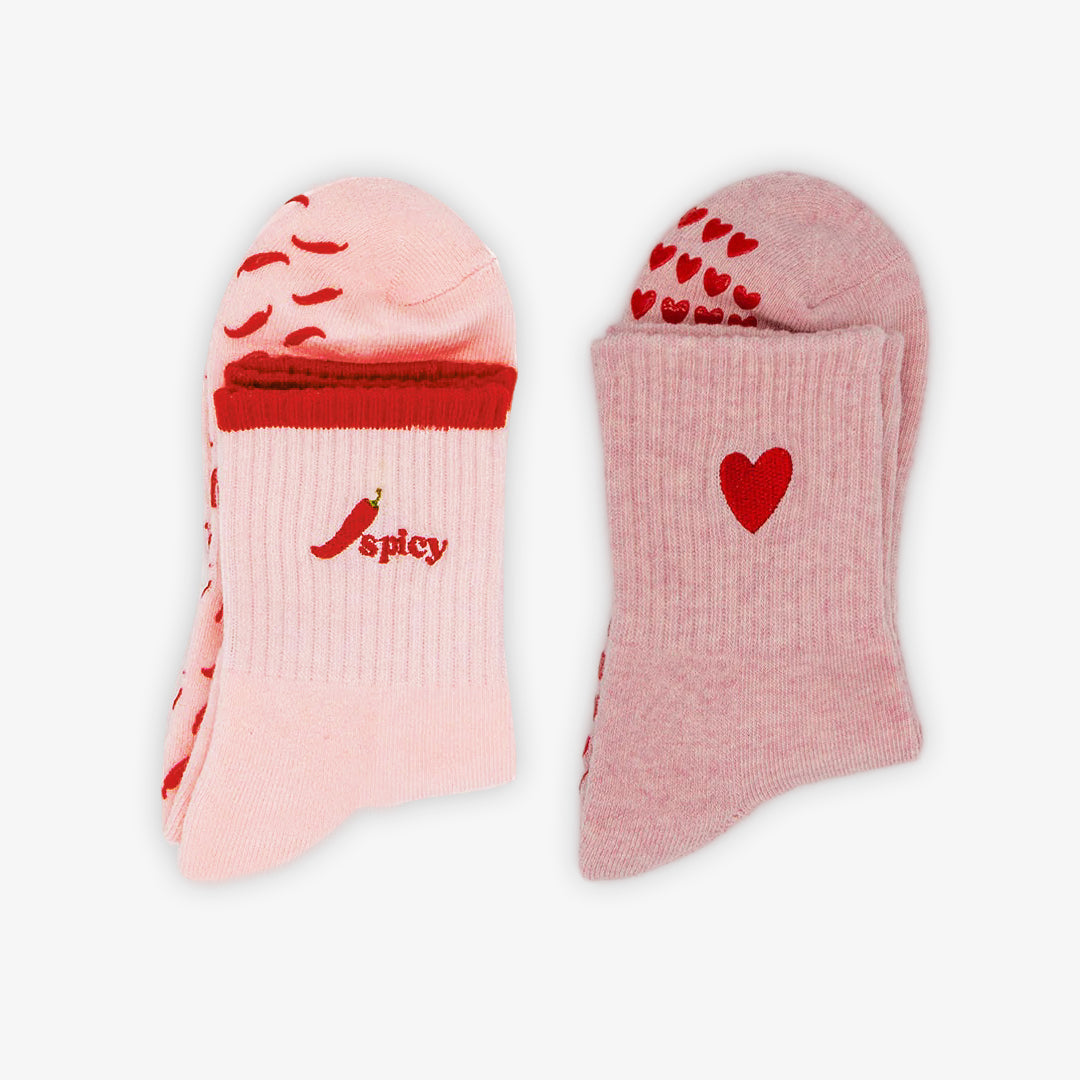Pilates Grip Socks - 2 Pack