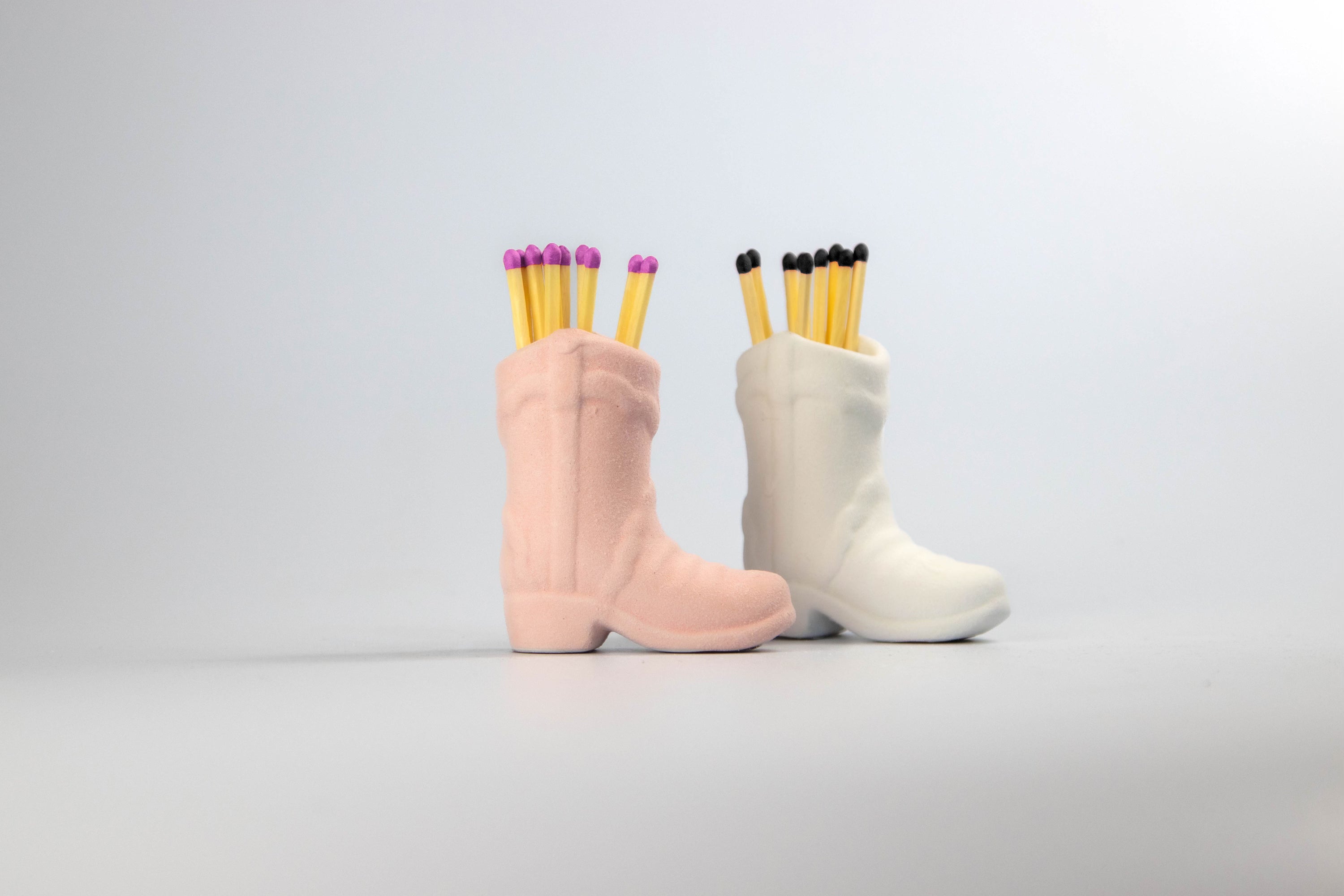 Cowboy Boot Match Holder - Marshmallow