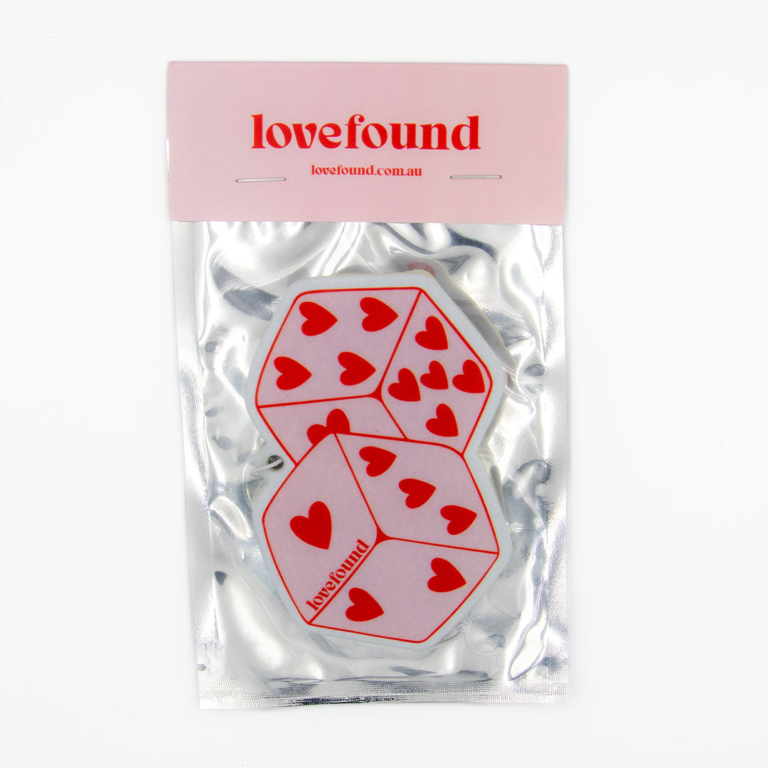 Love Game Dice Air Freshener