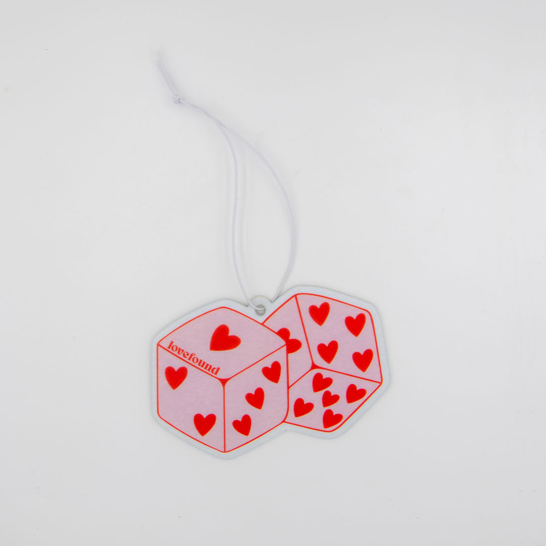 Love Game Dice Air Freshener