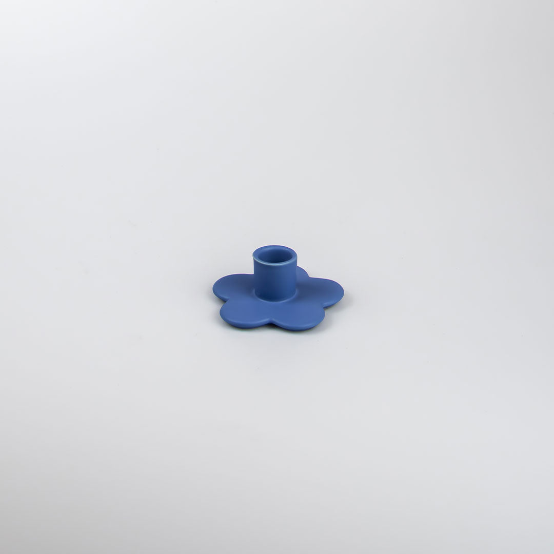 Bloom Candle Holder - Cobalt