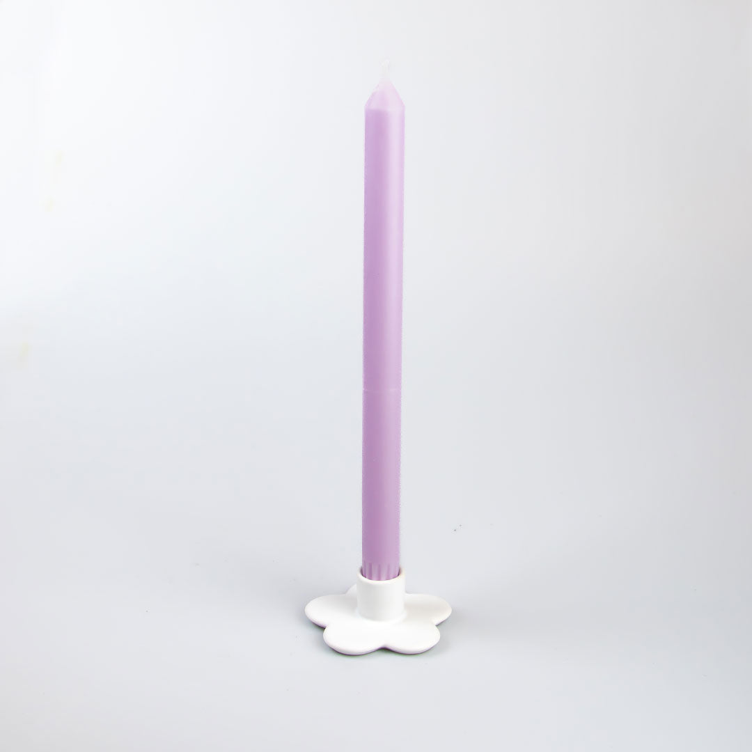 Bloom Candle Holder - Snow