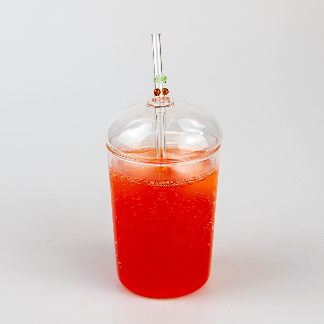 Cherry Pie Glass Straw - 2 Pack