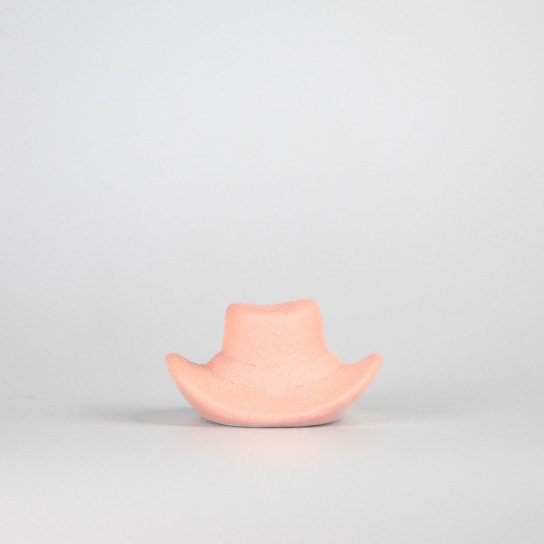 Howdy Cowboy Hat Incense Holder - Marshmallow