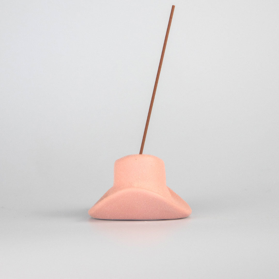 Howdy Cowboy Hat Incense Holder - Marshmallow