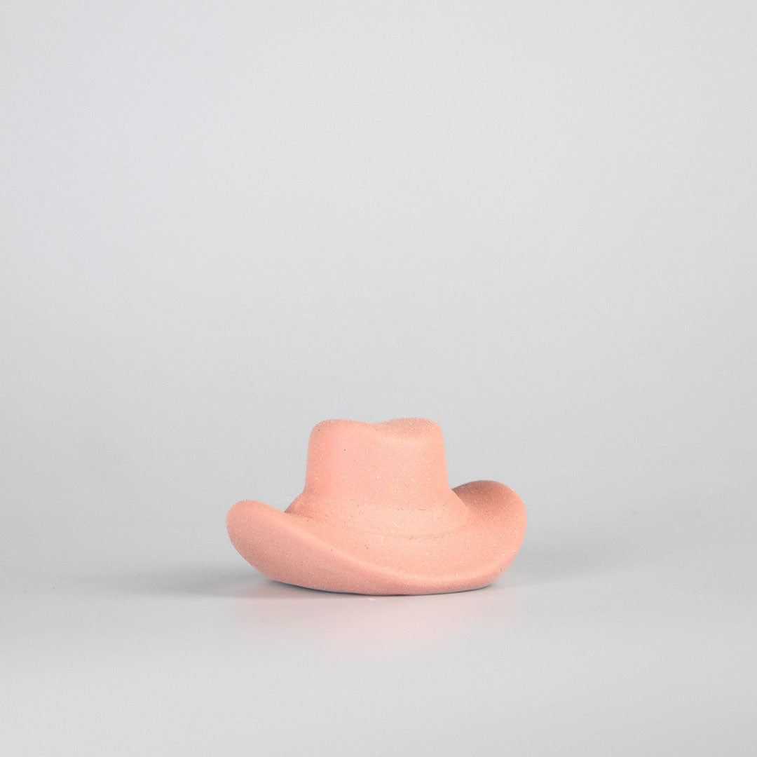 Howdy Cowboy Hat Incense Holder - Marshmallow