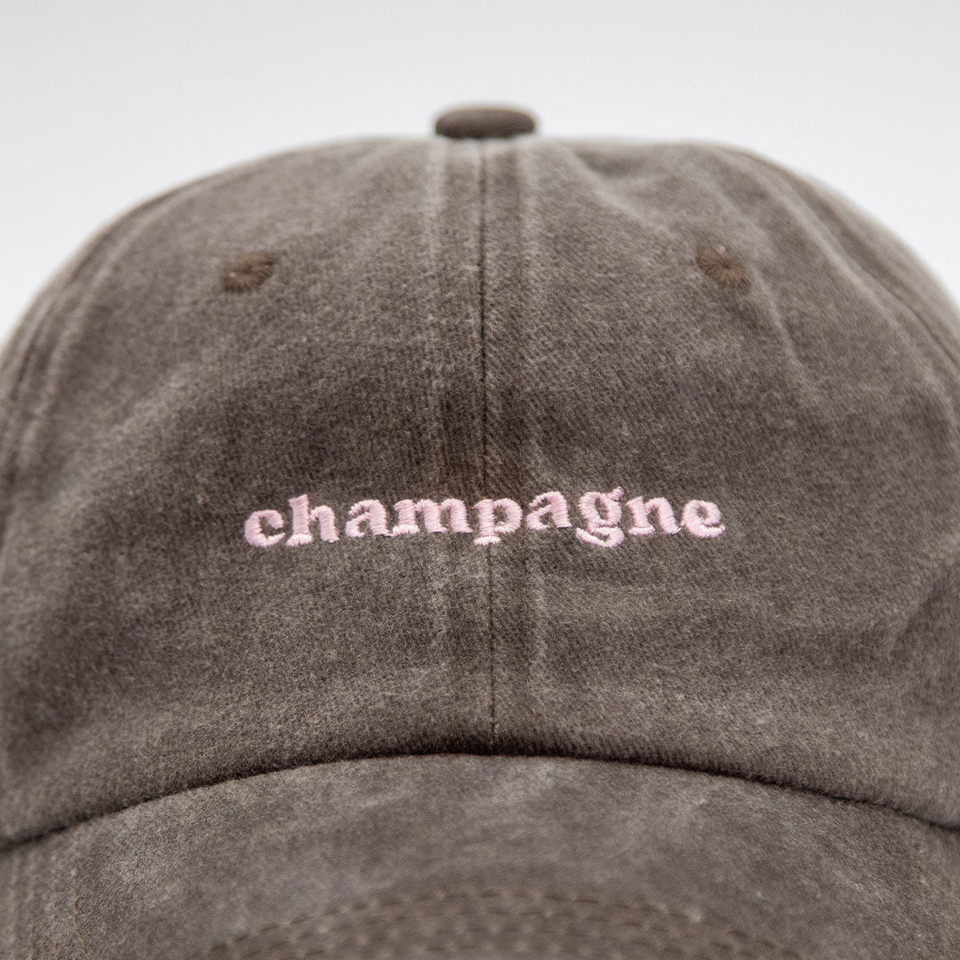 Lovefound Slogan Cap - Champagne