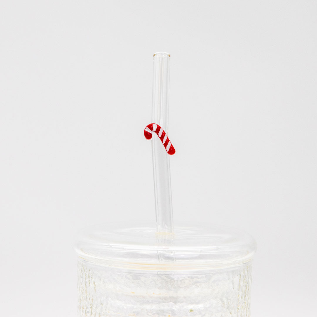 Christmas Glass Straw - 4 Pack