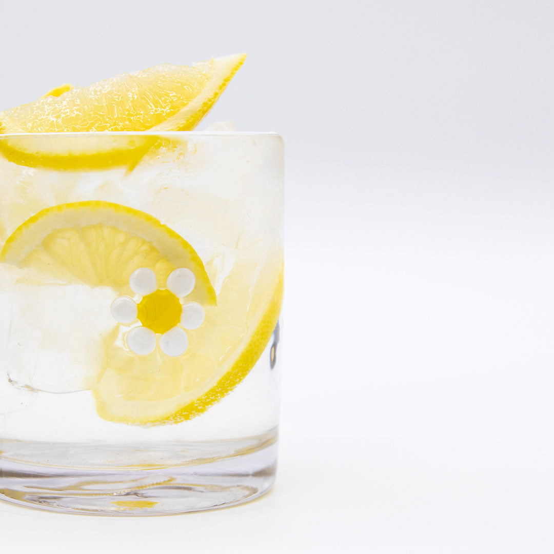 Iconic Glass Tumbler - Daisy